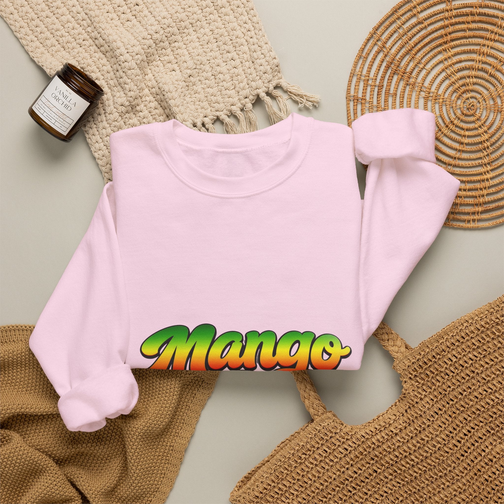 Mango Loving Life Crewneck Sweatshirt