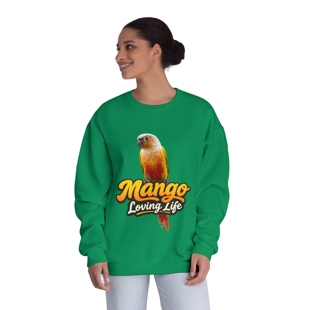 Parrot “Mango Loving Life” Crewneck Sweatshirt