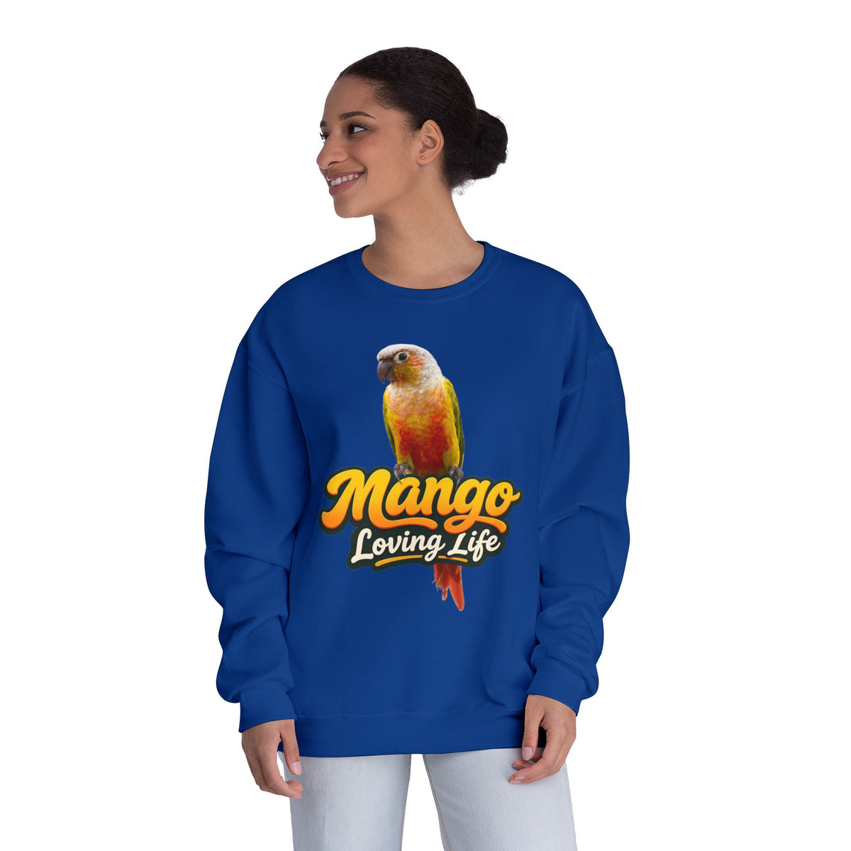 Parrot “Mango Loving Life” Crewneck Sweatshirt
