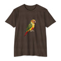 Green Cheek Conure Parrot T-Shirt — Vintage Tropical Bird Tee