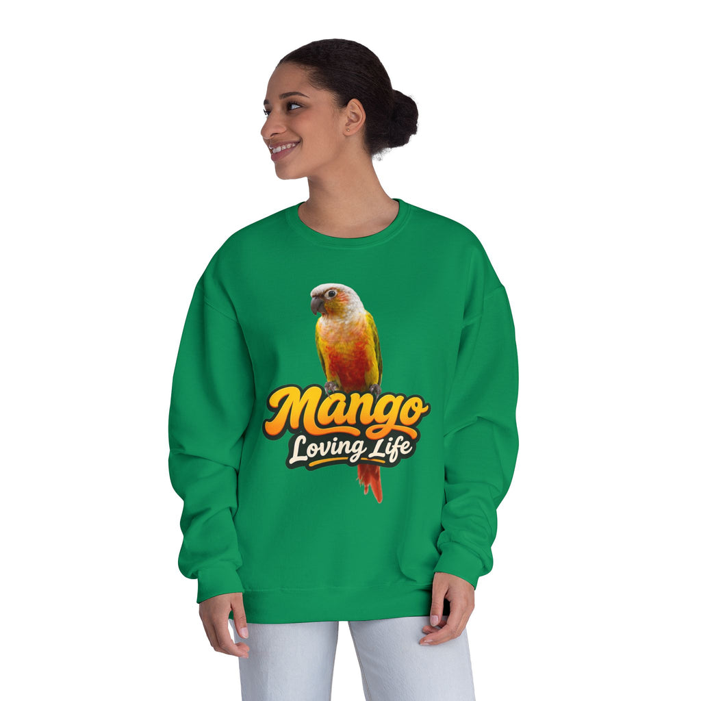Parrot “Mango Loving Life” Crewneck Sweatshirt