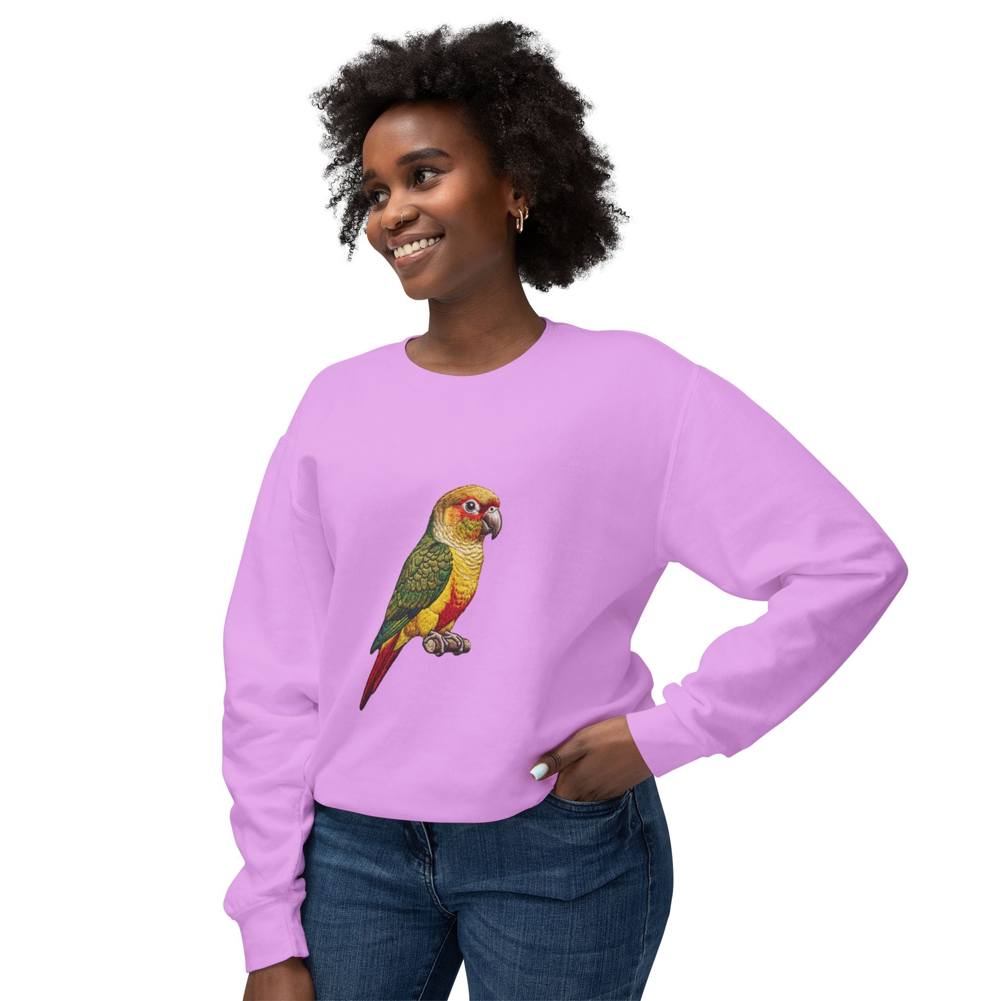 Parrot Illustration Crewneck Sweatshirt