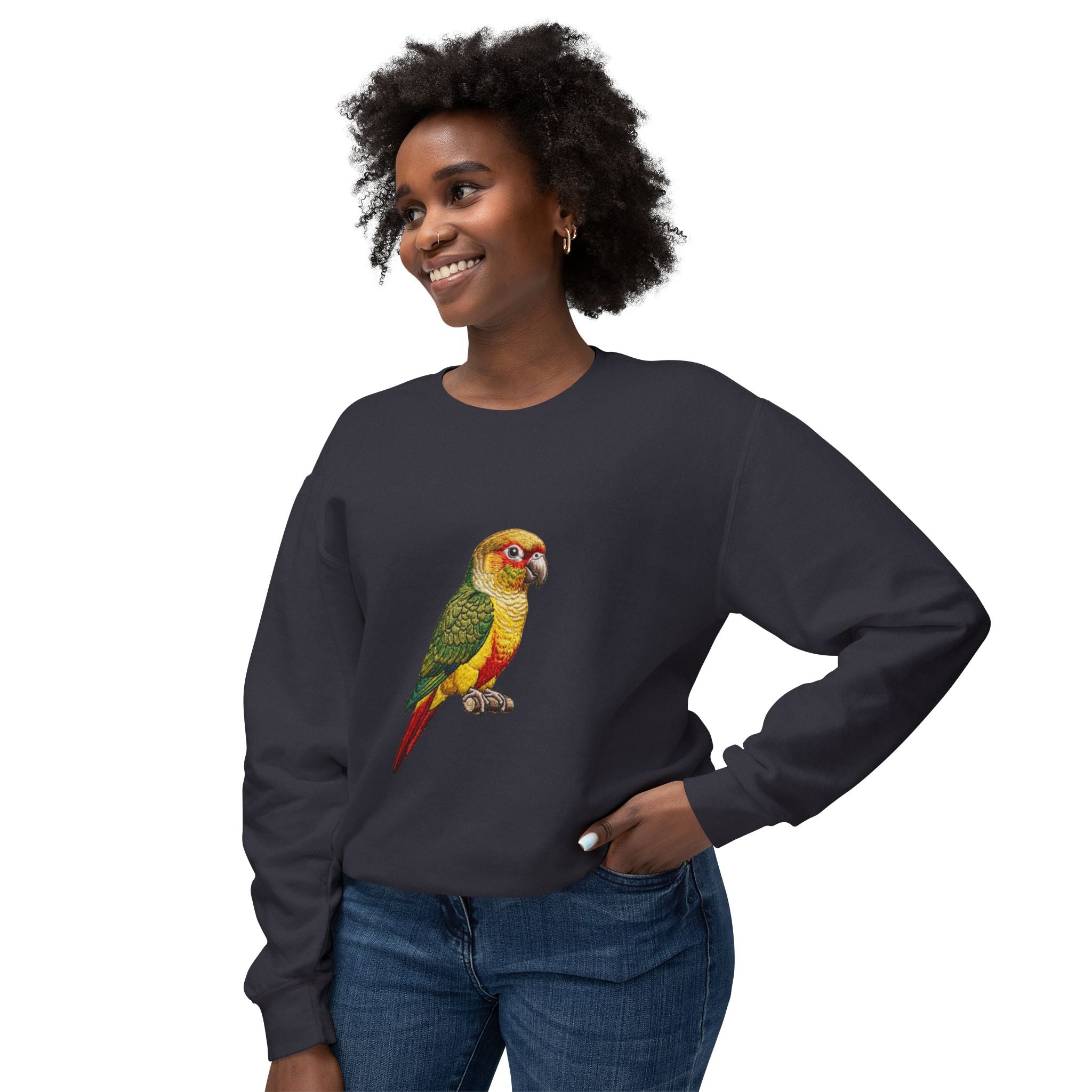 Parrot Illustration Crewneck Sweatshirt