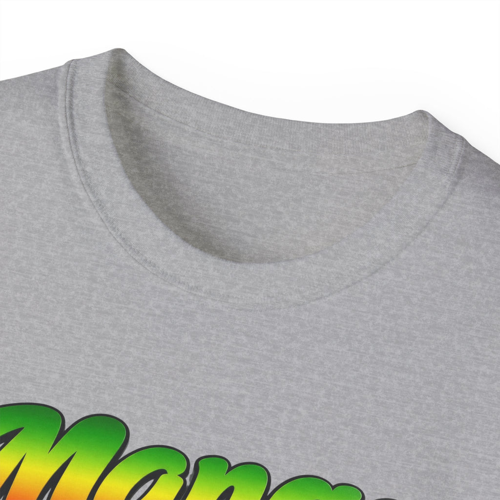 T-Shirt — "Mango Loving Life" Colorful Retro Fruit Graphic Tee