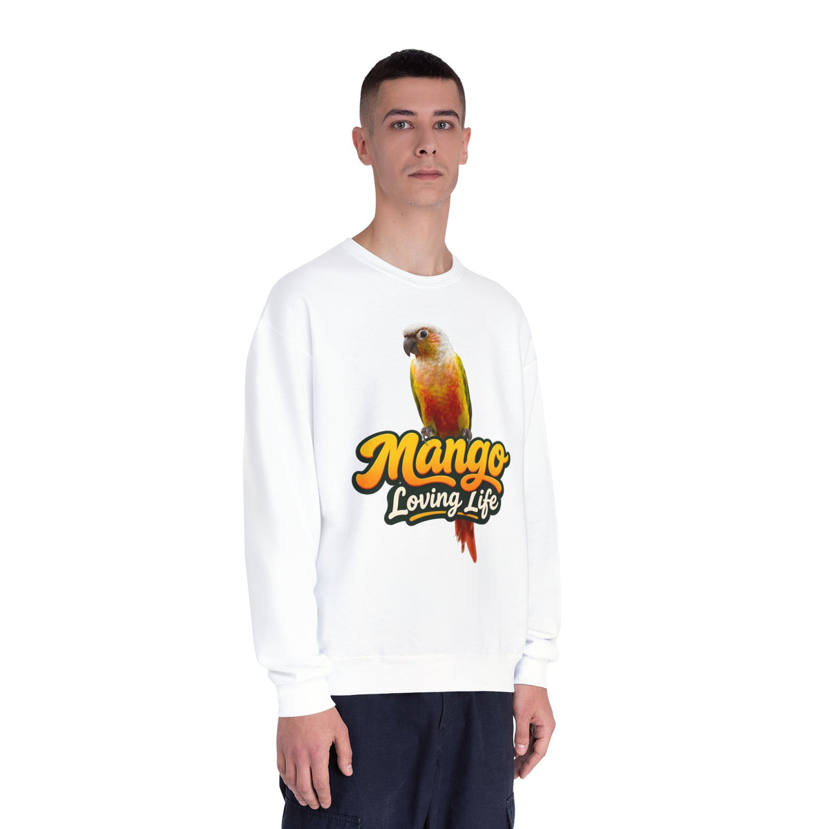 Parrot “Mango Loving Life” Crewneck Sweatshirt