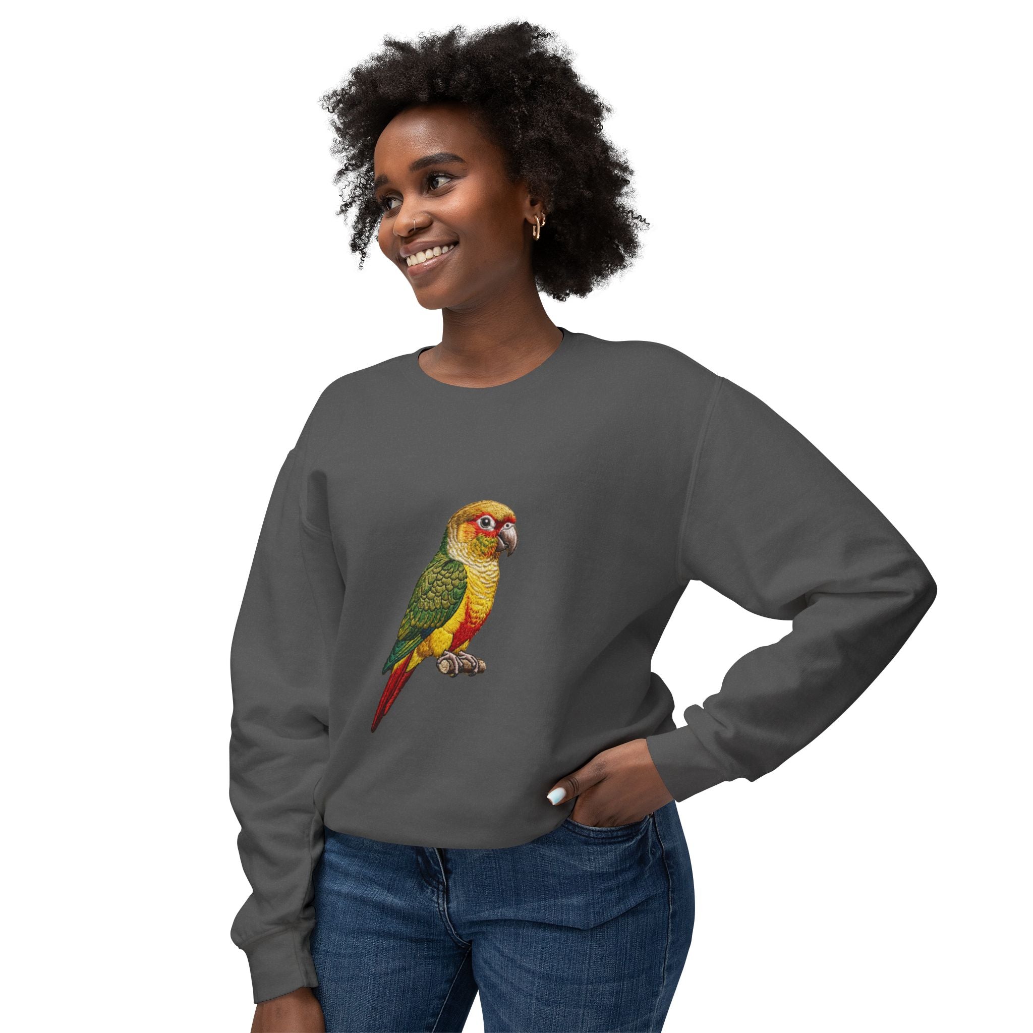 Parrot Illustration Crewneck Sweatshirt
