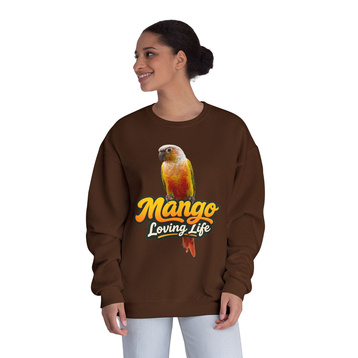 Parrot “Mango Loving Life” Crewneck Sweatshirt