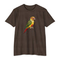 Green Cheek Conure Parrot T-Shirt — Vintage Tropical Bird Tee
