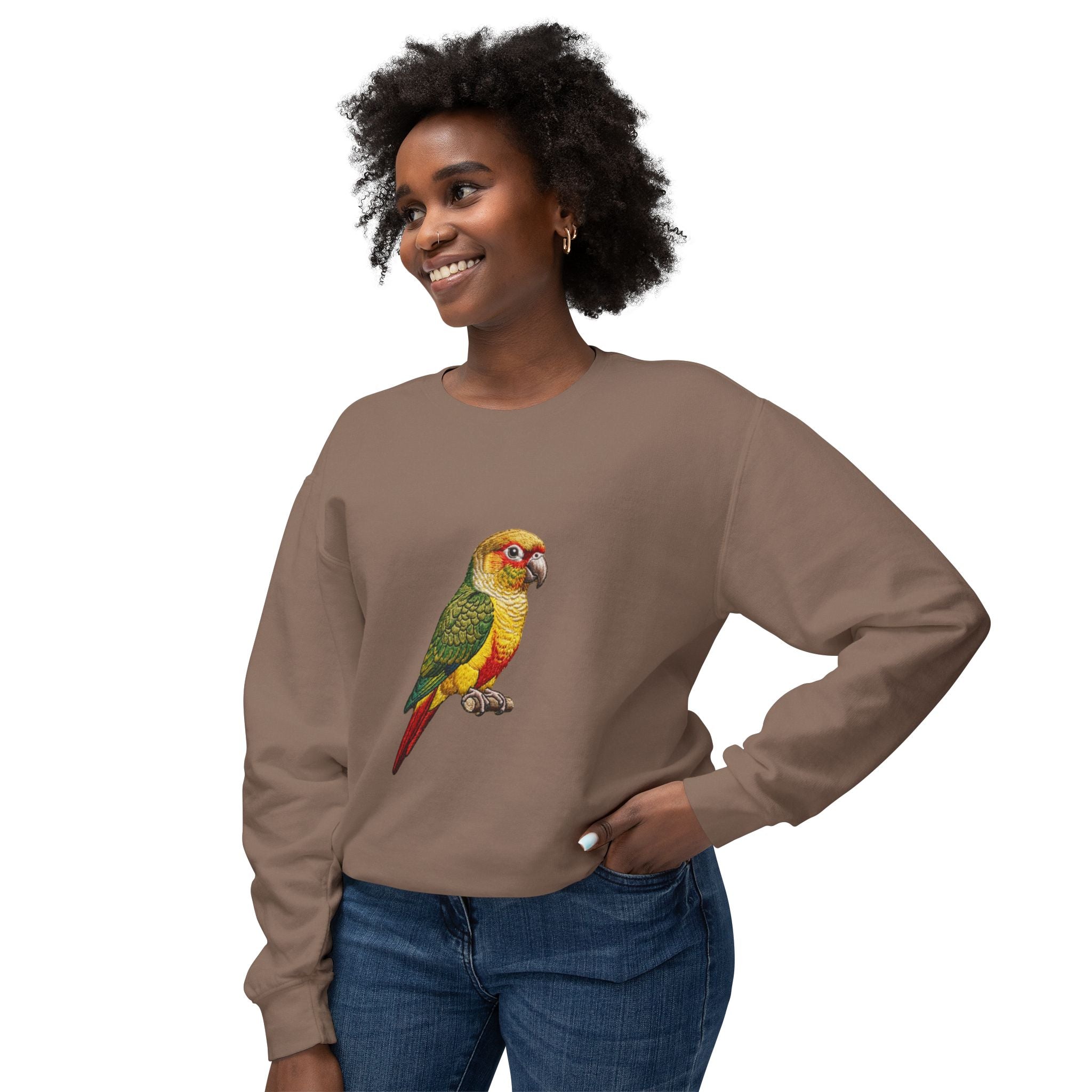 Parrot Illustration Crewneck Sweatshirt