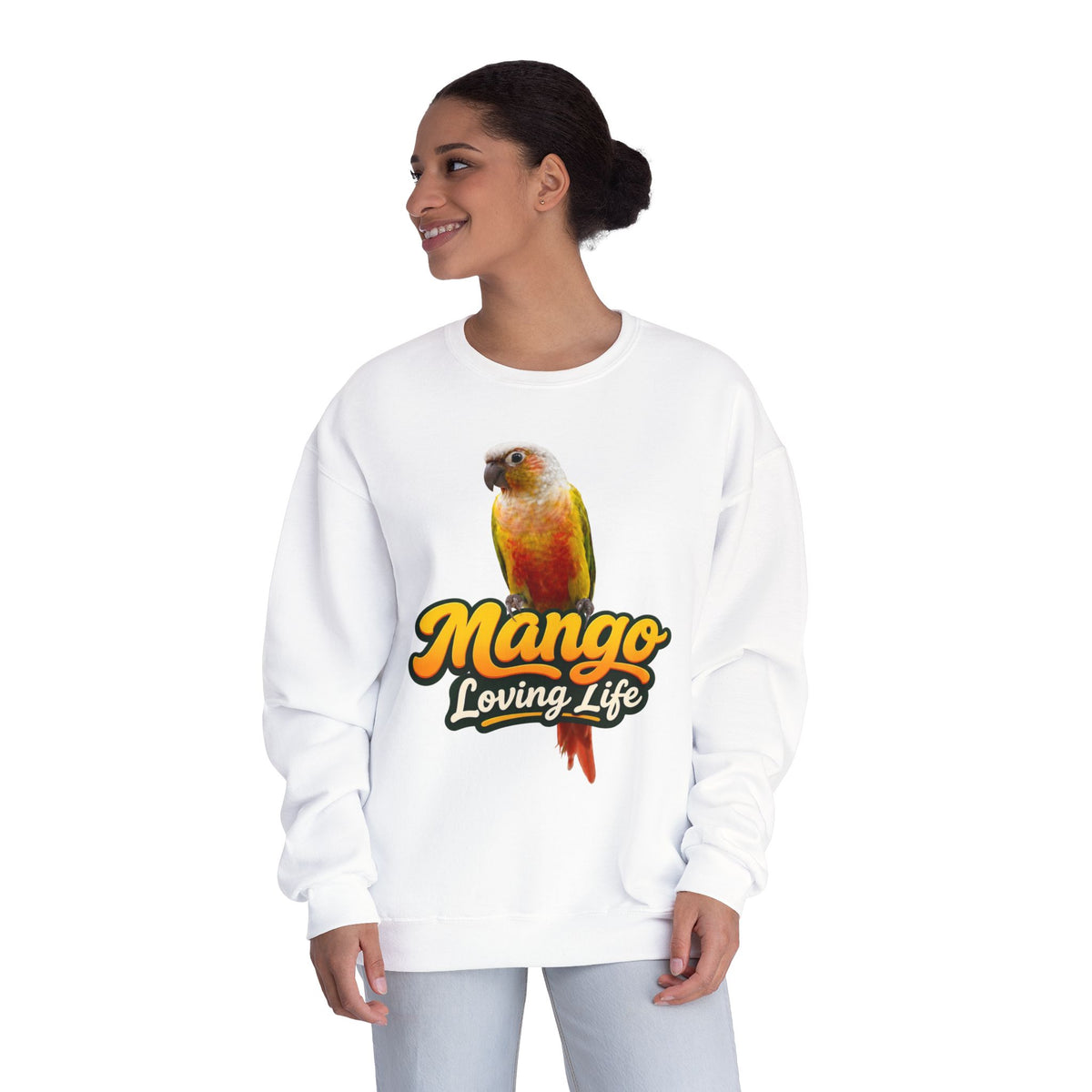 Parrot “Mango Loving Life” Crewneck Sweatshirt