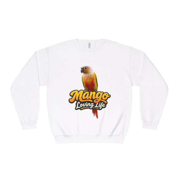 Parrot “Mango Loving Life” Crewneck Sweatshirt
