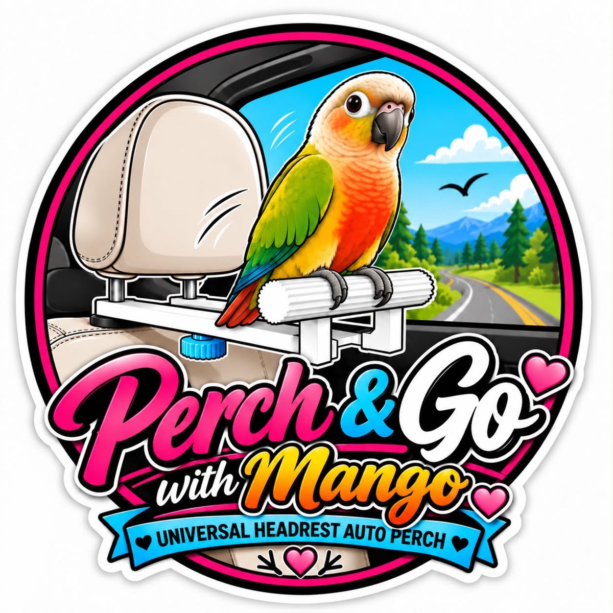 Perch & Go - Mobile Bird Perch